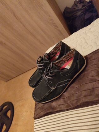 Zapatos náuticos negros