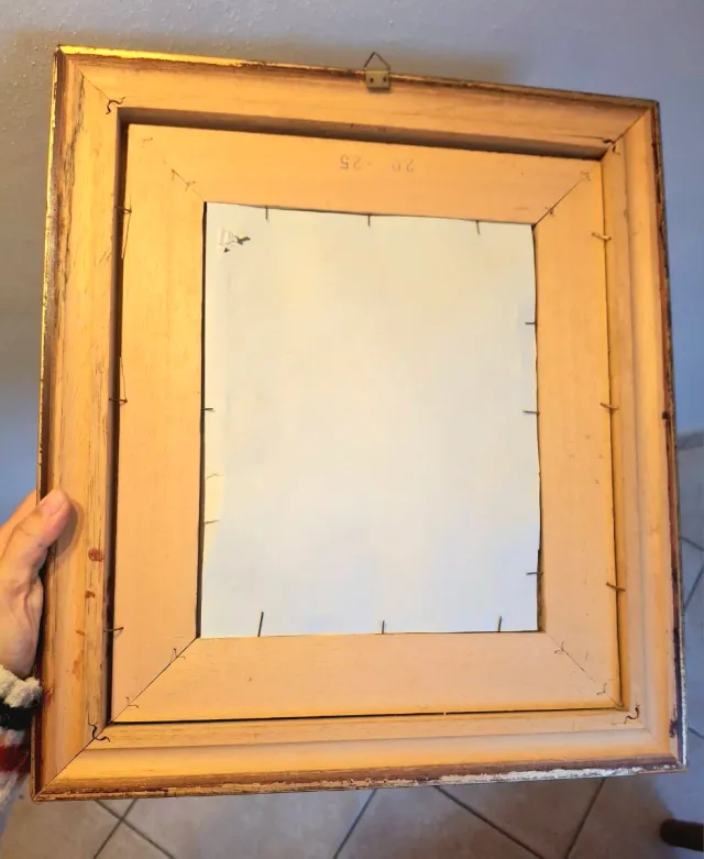 Cornice vintage con vetro