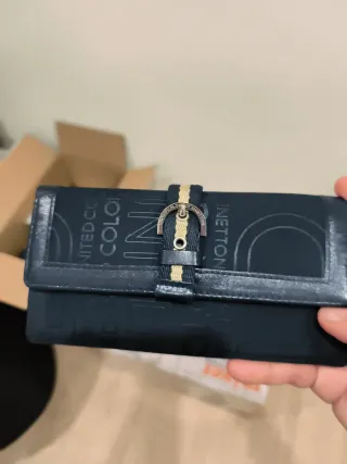 Cartera Benetton azul