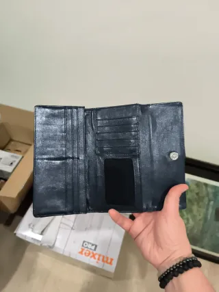 Cartera Benetton azul