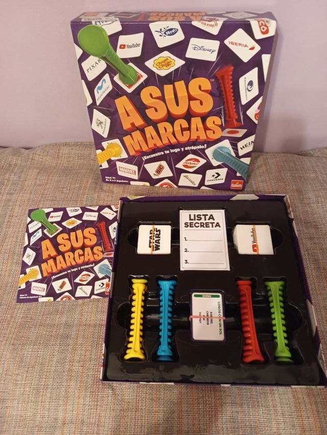 Juego de mesa A SUS MARCAS