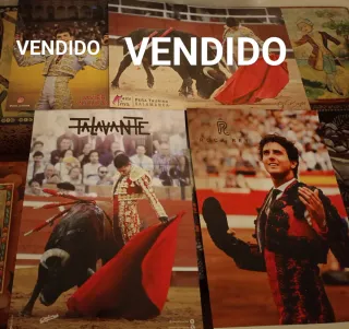 Postales de toreros.