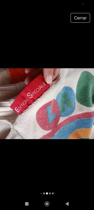 Jersey vintage multicolor blanco edition speciale