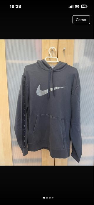 Sudadera Nike Gris Plateada