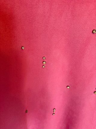 Vestido rosa Zara con pedrería