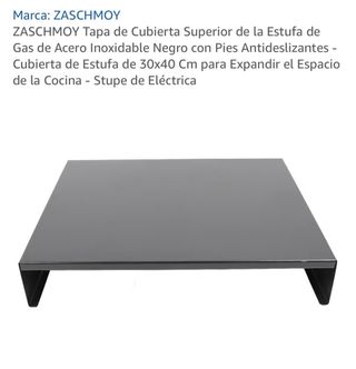 Cubierta Acero Cocina Gas/Inducción