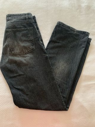 Vaqueros Zara grises anchos