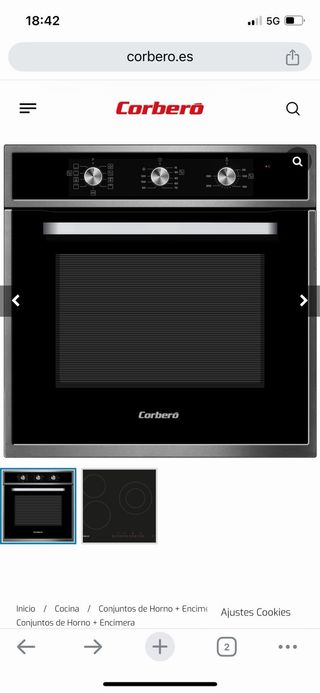 Horno y vitrocerámica Corberó