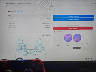 Mando PS4 Dualshock 4 v2 Rojo Transparente