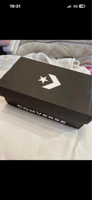 Converse Negras Mujer Talla 38