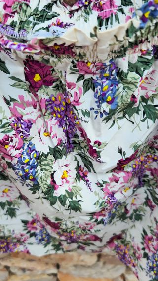 blusa sin hombros mango