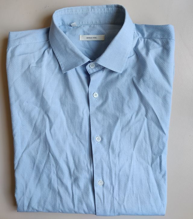 Camicia uomo Obvious Basic azzurra 