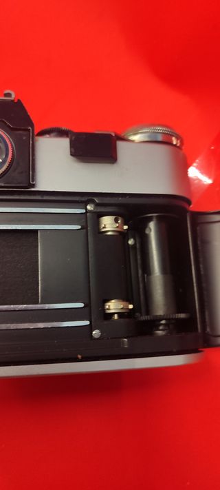 Cámara Zenit-E Plata y Negro