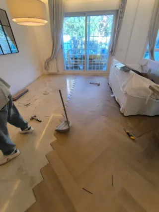 Instalación de tarima 1€