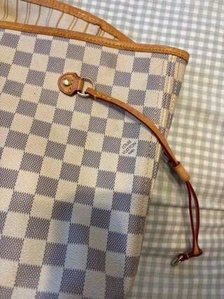 Bolso Louis Vuitton Blanco Damier Azur