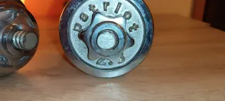 Mancuernas Cromadas y Pesas con discos