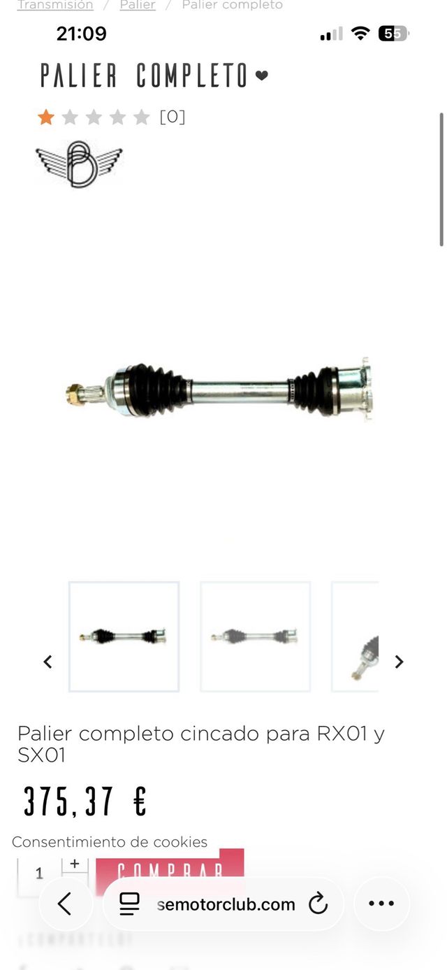 Recambios Kart Labase SX01