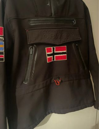 Abrigo Geographical Norway Negro Hombre