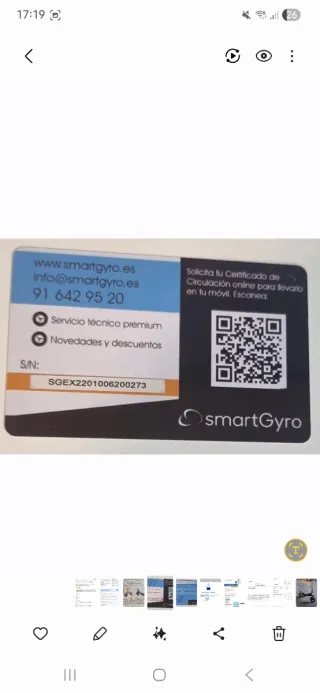 Patinete Eléctrico 800W  SMARTGYRO E EXPLORER