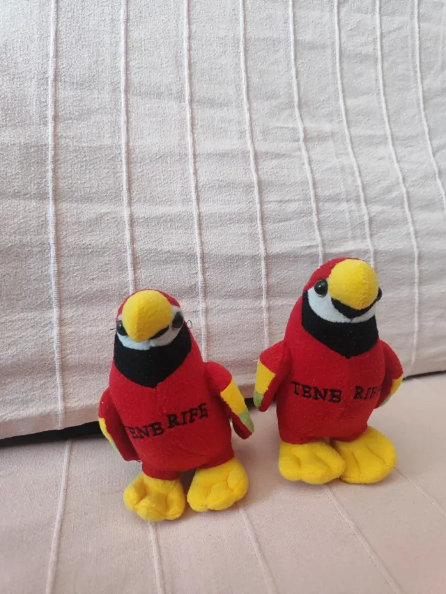 Loros de peluche TENERIFE