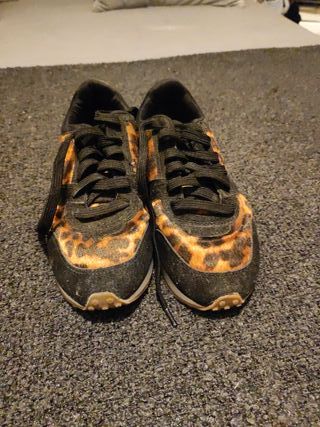 Zapatillas Zara Animal Print Leopardo