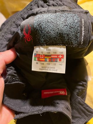 Pantalón de esquí Spyder negro