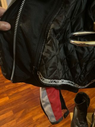 Chaqueta Moto Saiko Negra Roja Talla M