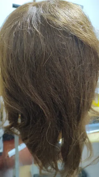 Cabeza Maniquí Peluquería Beige/Marrón