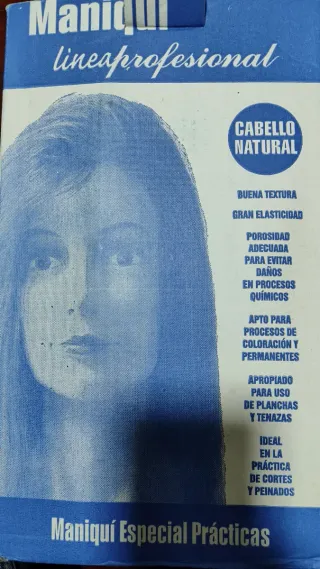 Cabeza Maniquí Peluquería Beige/Marrón