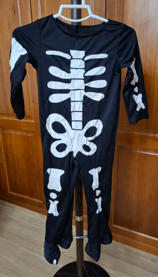 Disfraz esqueleto niño 6-7 años