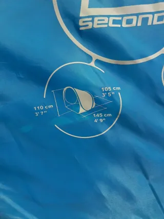 Tienda de campaña playa azul sin usar