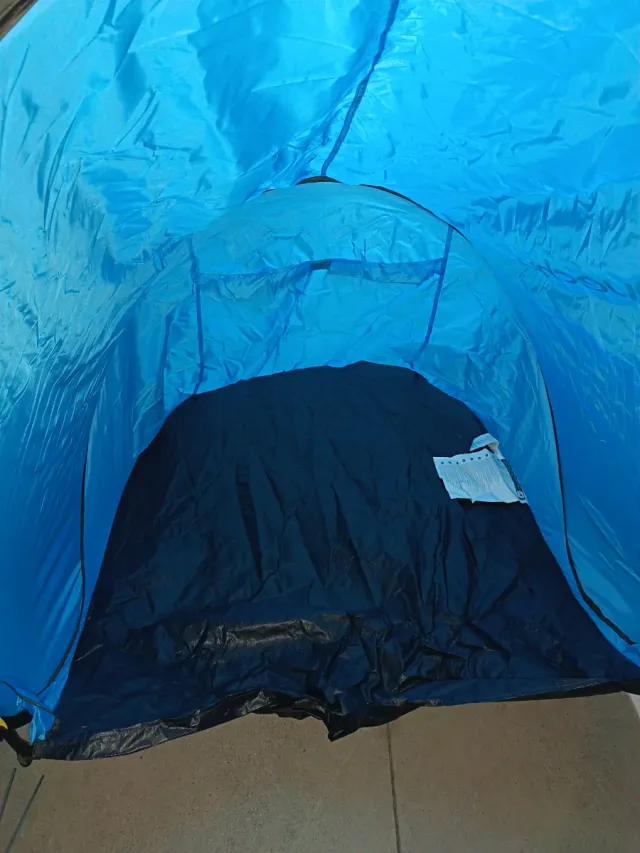 Tienda de campaña playa azul sin usar
