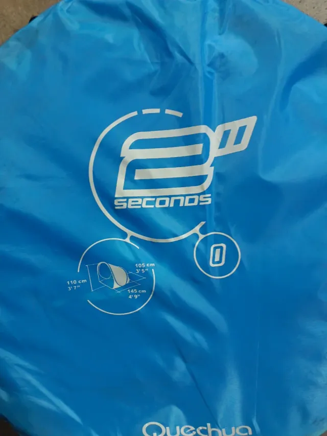 Tienda de campaña playa azul sin usar