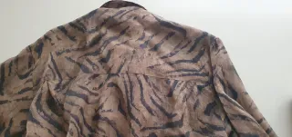 Camisa Massimo Dutti estampado animal