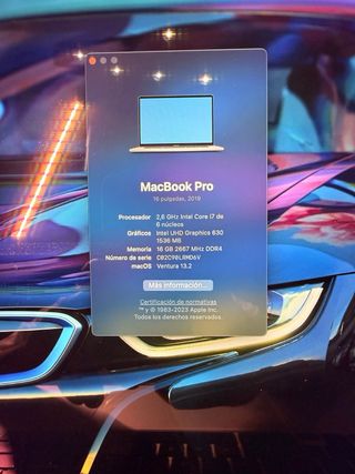 MacBook Pro 16 2019 i7 512GB 16GB RAM