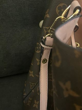 Bolso SIMILAR Louis Vuitton Marrón y Rosa