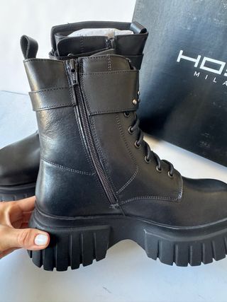 Stivali Hosis Milano Vera Pelle N.36