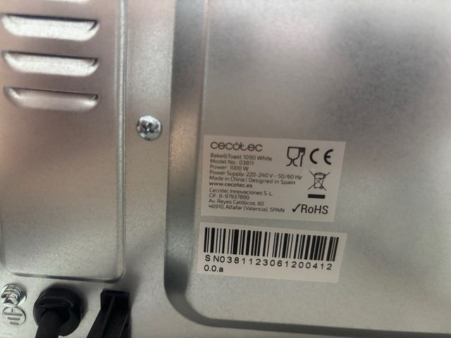 Horno Cecotec Pequeño