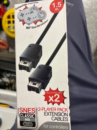 Cables Extensión SNES Classic Mini x2