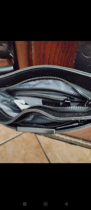 Borsello RB nero/grigio