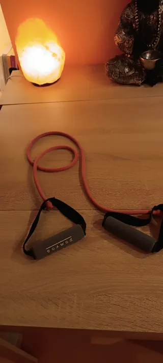 Banda elástica fitness con asas