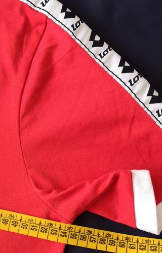 Camiseta Lotto Roja Chico. 