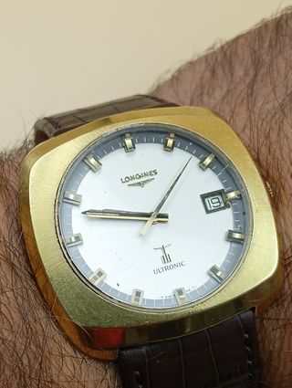 Longines Ultronic Diapason 8549 Oro Marrone