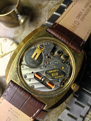 Longines Ultronic Diapason 8549 Oro Marrone