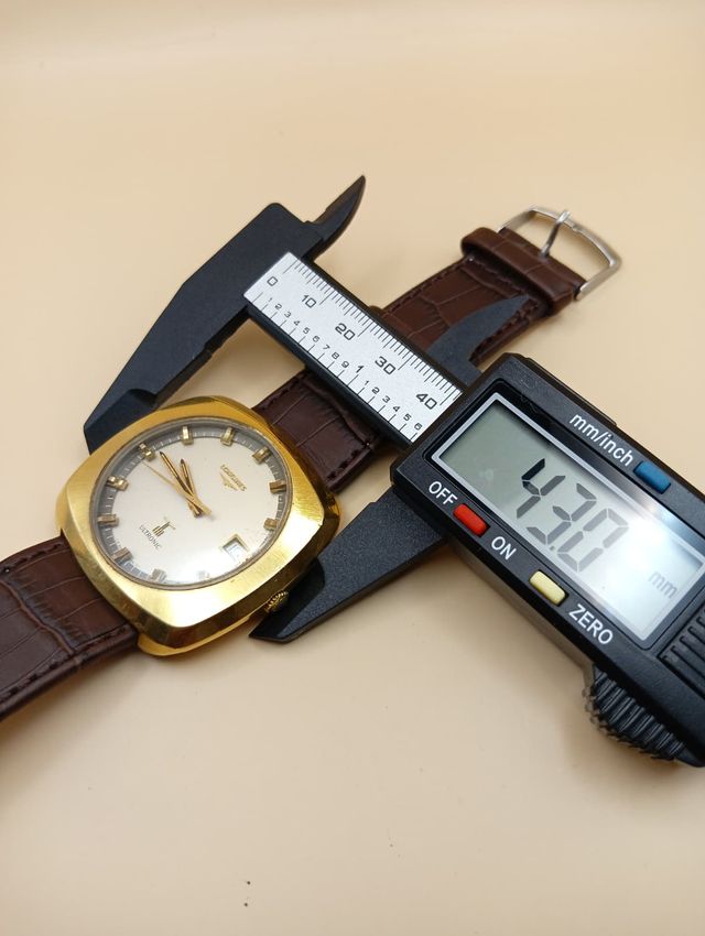 Longines Ultronic Diapason 8549 Oro Marrone