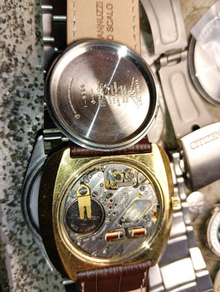 Longines Ultronic Diapason 8549 Oro Marrone