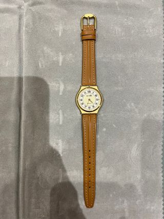 Reloj ACTION Mujer Dorado y Marrón