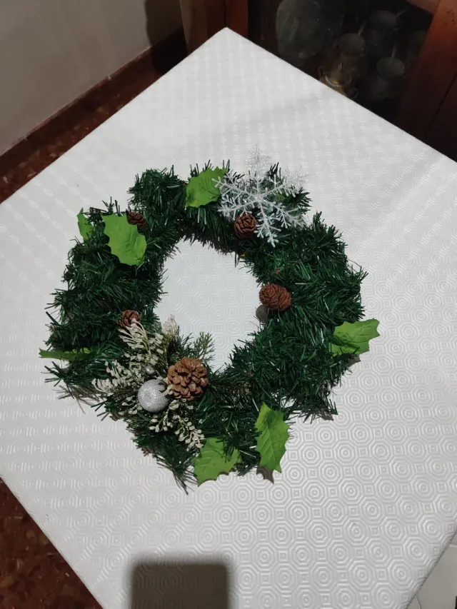 Corona Navideña Puerta