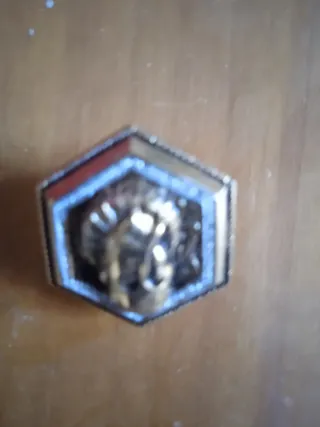 Set di spille e gioielli con nave vichinga e ferro di cavallo. 