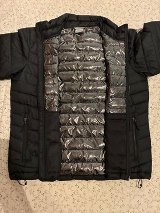 Chaqueta Columbia Puffer Negra Talla XL